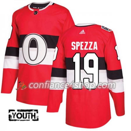 Adidas Maillot de Hockey Ottawa Senators Jason Spezza 19 2017-2018 Rouge Classic Authentic - Enfant